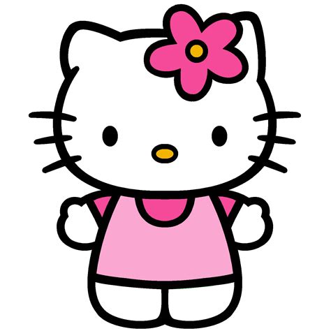 Hello Kitty character with flower on head free image download