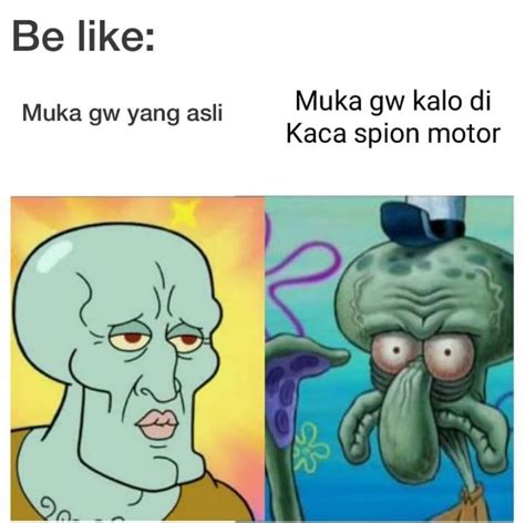 7 Meme Squidward Ganteng, Operasi Plastik atau Perawatan?