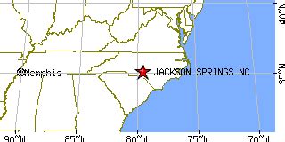 Jackson Springs, North Carolina (NC) ~ population data, races, housing & economy