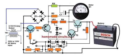 Regulated Car Battery Charger Circuit for Garage Mechanics – Homemade ...