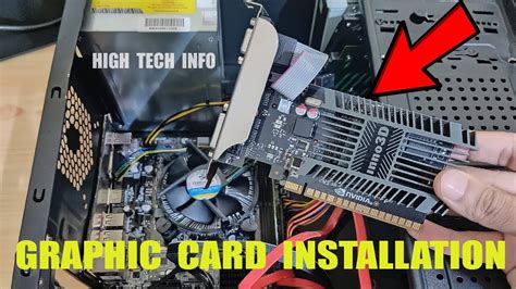 GRAPHICS CARD INSTALLATION - YouTube