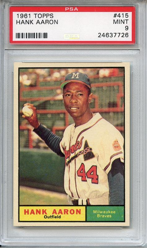 Baseball cards, Hank aaron, Baseball cards for sale