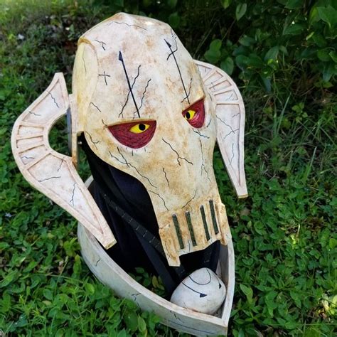 General Grievous Mask Template for EVA Foam - Etsy | Mask template, Cute doodles drawings, Cute ...