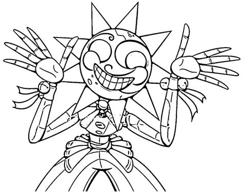 Sundrop Fnaf 2 Coloring Page Printable Coloring Page - vrogue.co