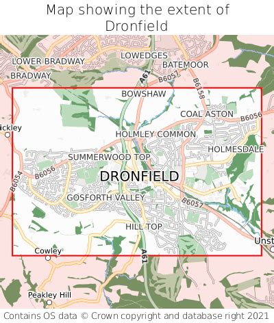 Where is Dronfield? Dronfield on a map