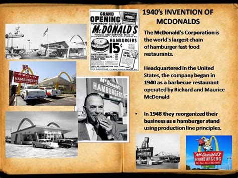 Invention of McDonalds Richard And Maurice Mcdonald, Barbecue ...