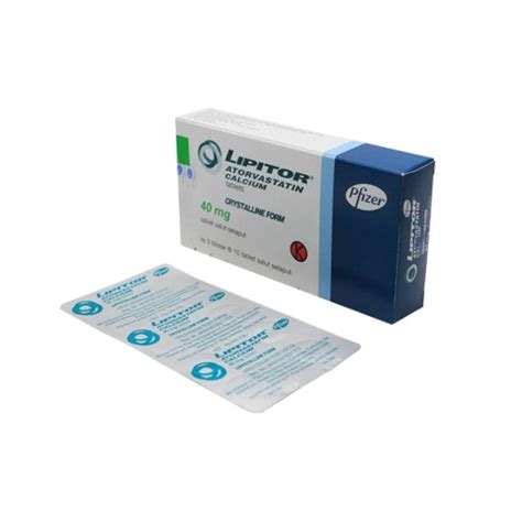 Lipitor 40 mg 10 Tablet - Kegunaan, Efek Samping, Dosis dan Aturan Pakai - Halodoc