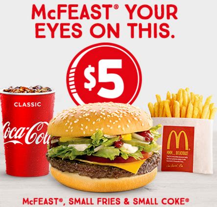 DEAL: McDonald's $5 Small McFeast Meal | frugal feeds