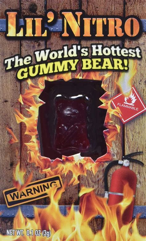 Lil' Nitro: the World'S Hottest Gummy Bear Gummy Bear Brands, Scoville Units, Milk Ice Cream ...