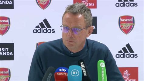 Ralf Rangnick press conference after Arsenal 3 Man Utd 1 23 April 2022 ...