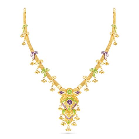 30 Ultimate Gold Necklace Designs in 30 Grams • South India Jewels