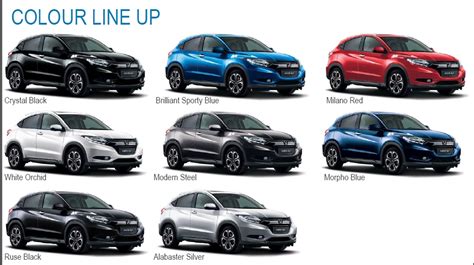 Honda Hrv Color Options