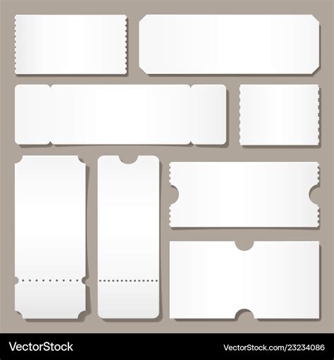 Blank Admission Ticket Template - Sampletemplate.my.id