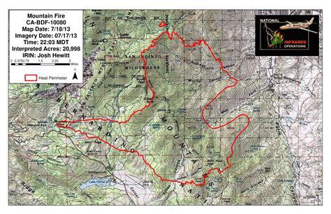 Mountain Fire on Mt. San Jacinto closes PCT - Pacific Crest Trail ...