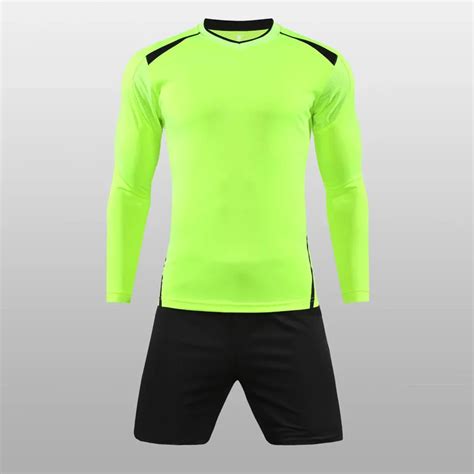 Winter Long Sleeve Mens Football Jerseys Full Set Soccer Training Teens ...