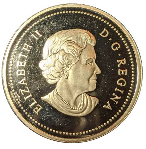 1 dollar Drapeau canadien (plaquage sélectif d'or) - Canada – Numista