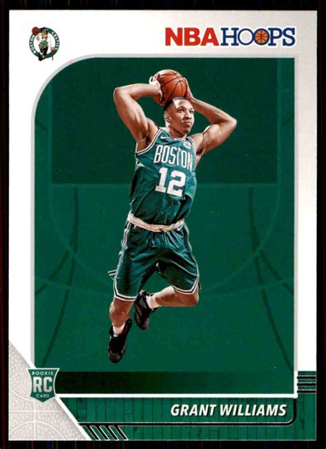 2019-20 Panini NBA Hoops RC Rookie Grant Williams Boston Celtics #218 ...