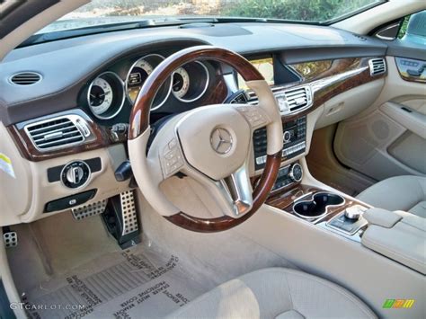 Almond/Mocha Interior 2012 Mercedes-Benz CLS 550 Coupe Photo #56681089 ...