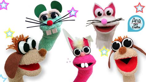 Animal sock puppets – Ana|Diy Crafts