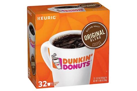 Dunkin' Donuts Original Blend Coffee K-Cup Pods 32 ct $19.99