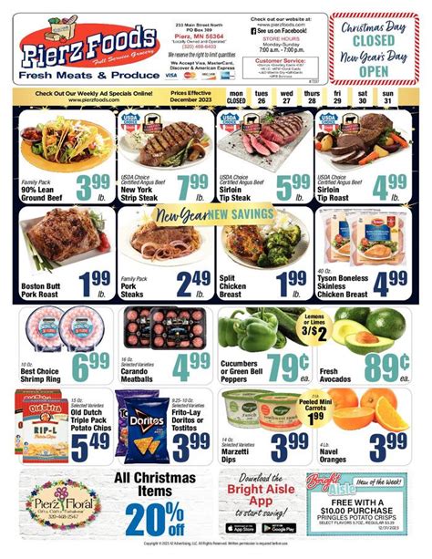 Pierz Foods | Ad Specials