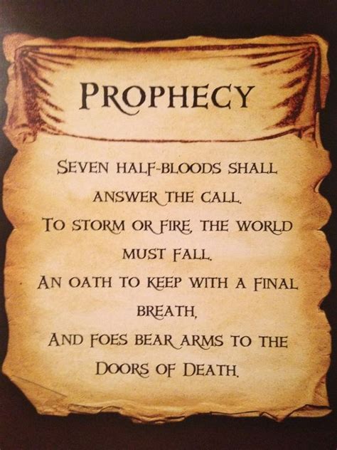 percy jackson the prophecy of seven | The Second Great Prophecy from PJatO by Artemis015 on ...