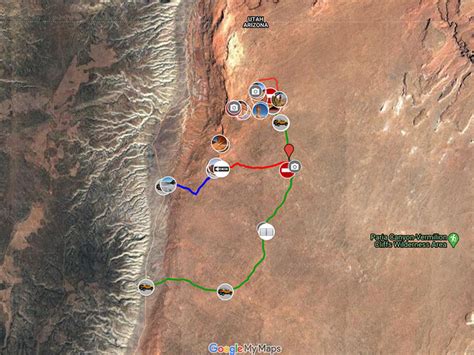 Coyote Buttes South Map