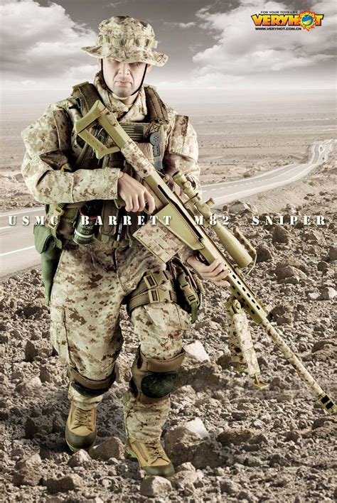 Top Good Stuff: Veryhot 1/6 USMC Barrett M82 Sniper uniform set