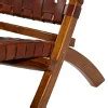 Contemporary Wood Folding Chair Brown - Olivia & May : Target