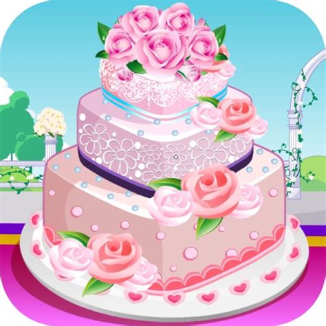 Rose Wedding Cake Cooking Game by Les Placements R.A. Inc.