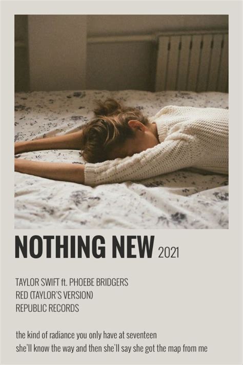 nothing new taylor swift phoebe bridgers | Taylor swift lyrics, Taylor ...