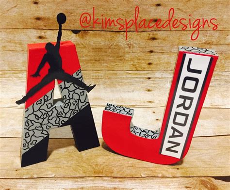 Michael Jordan Letters Michael Jordan Party Decor Jordan | Etsy