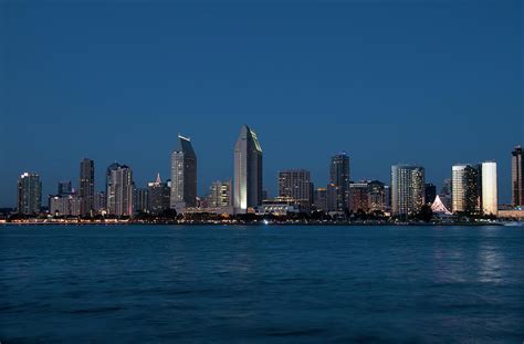 San Diego Skyline by Mitch Diamond