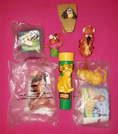 DISNEY THE LION King Burger King McDonald's Toys vintage Flashlight bundle new $22.00 - PicClick