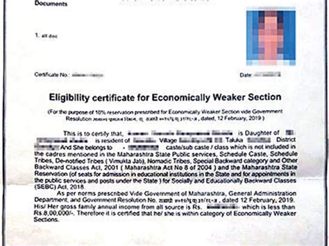 Exposé: Candidate gets fake EWS certificate in 2 weeks for Rs 1,000