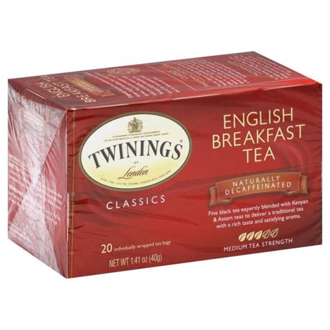 Twinings Tea Decaf English Breakfast Tea 20 Bags