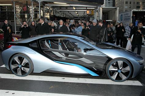 The BMW i8 Concept Car arrives at the Mission: Impossible - Ghost Protocol premiere at the ...