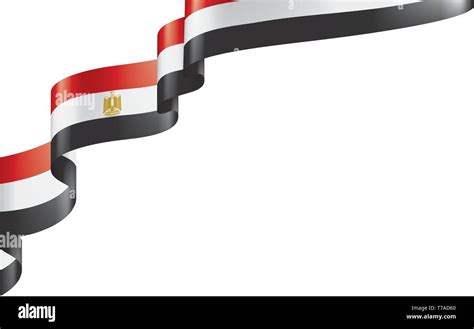 Egypt flag, vector illustration on a white background Stock Vector Image & Art - Alamy