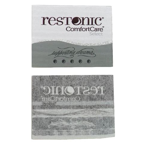 Mattress Label Design Felt Fabric Paper Backing Printing Sticker Printed Adhesive Mattress Label ...