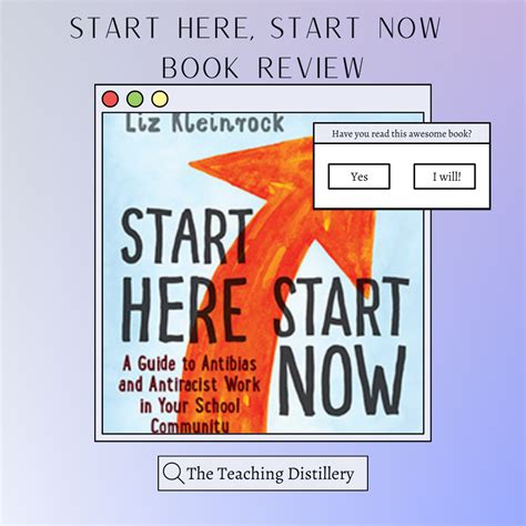 Start Here, Start Now Book Review — The Teaching Distillery