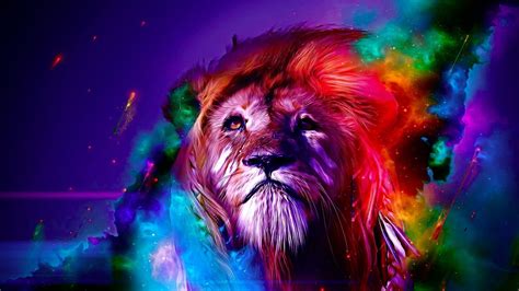 Cool Neon Lion Wallpapers - Top Free Cool Neon Lion Backgrounds ...