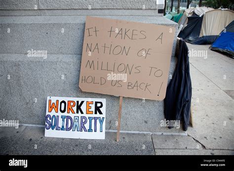 Occupy Wall Street Signs Stock Photo - Alamy