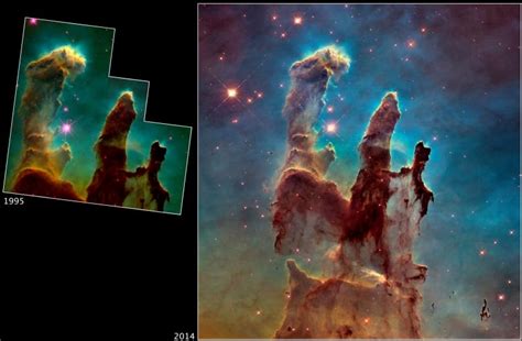 Hubble Space Telescope takes new image of 'Pillars of Creation' | CBC News