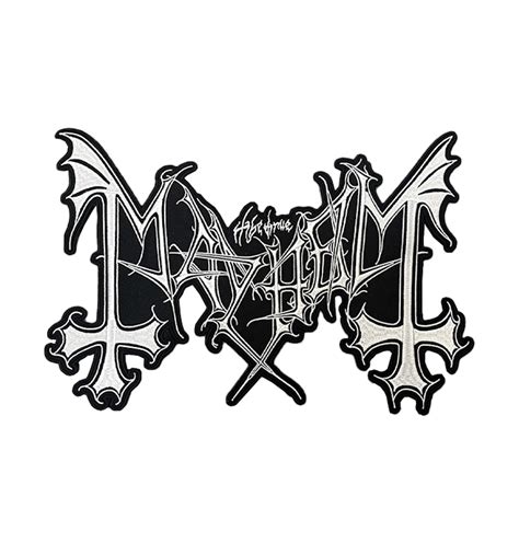 Mayhem 'Cutout Logo' Back Patch