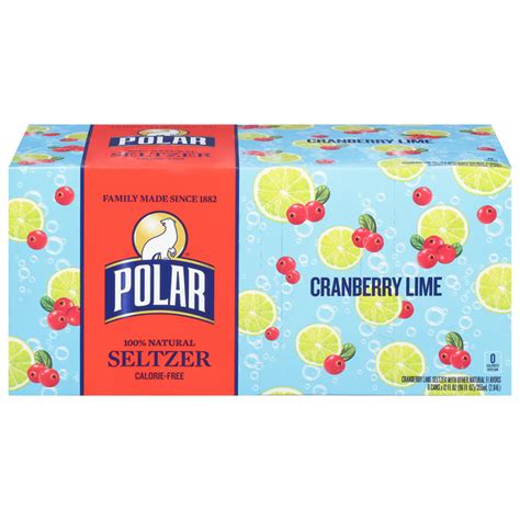 Save on Polar Cranberry Lime Seltzer - 8 pk Order Online Delivery ...