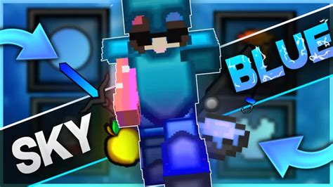 🌀 MINECRAFT PVP TEXTURE PACK - SKY BLUE 🌀 Minecraft Texture Pack