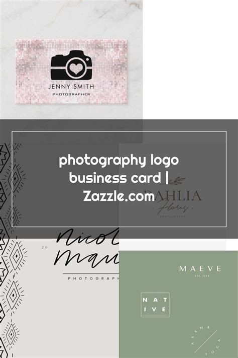 Photography Logos photography logo business card | Zazzle.com ...