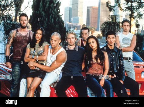 fast and the furious, cast, 2001 Stock Photo - Alamy