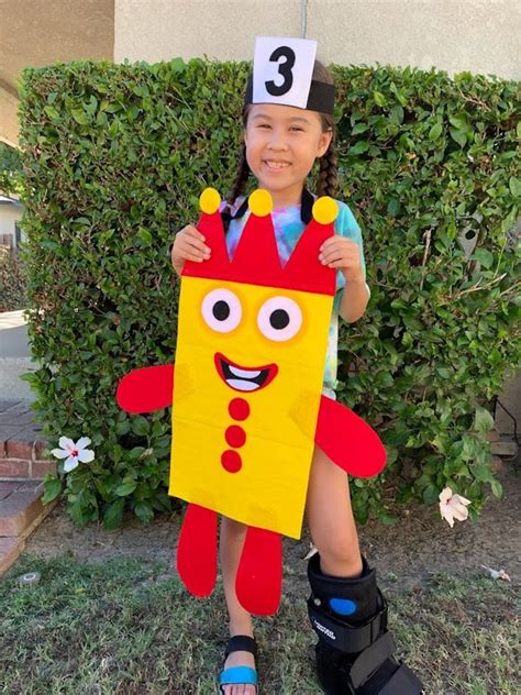 Numberblocks Three Costume Halloween Costume Birthday - Etsy Singapore