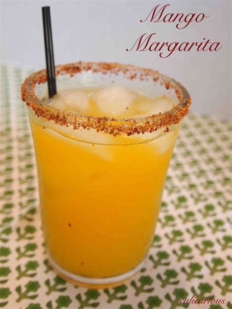 This mango margarita recipe is served on the rocks (my favorite way). line the rim of the glass ...